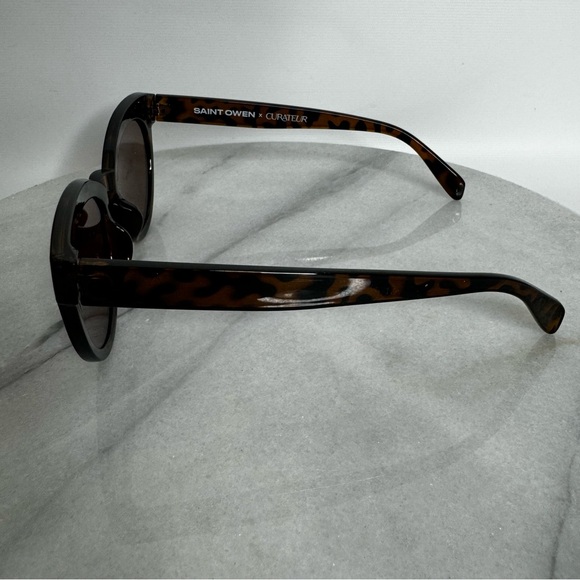 Saint Owen x Curateur WYLDE Tortoise Shell Sunglasses NEW With Case - Picture 9 of 9
